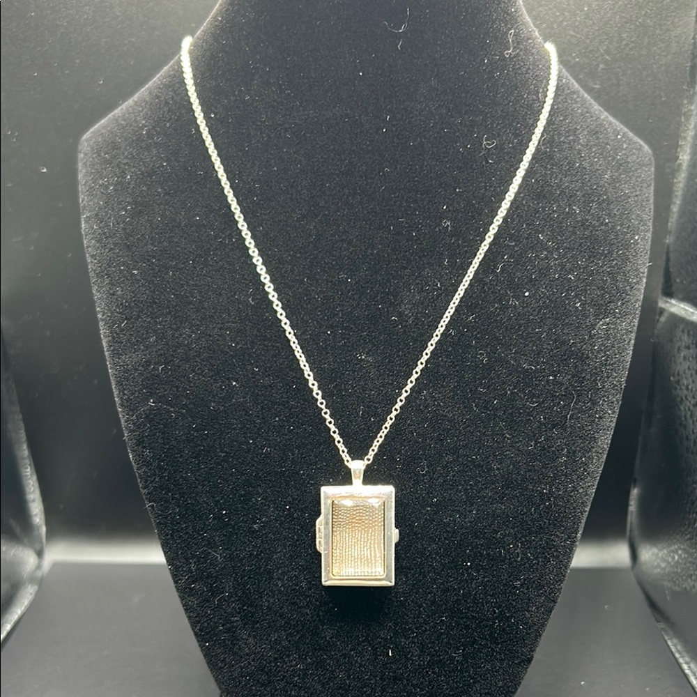 Sterling Silver chain and Sterling Silver Portrait Locket